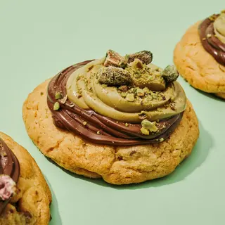 Cookie nutella y pistacho
