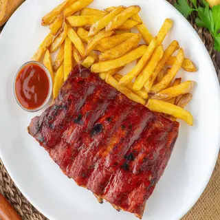 Costillas a la barbacoa