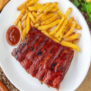 Costillas a la barbacoa