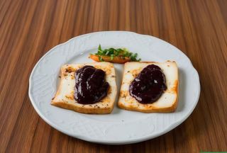 Queso Asado Con Mermelada (Ración)