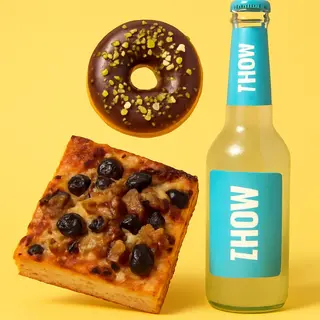 Pizza + Donuts + Bebida