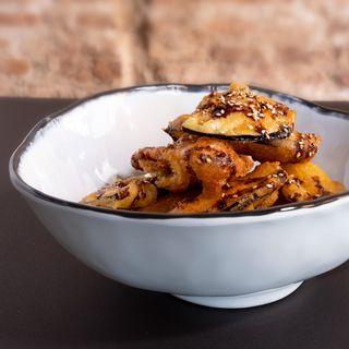 Berenjenas en Tempura