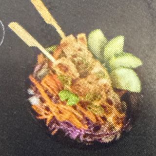 Brochetas de pollo Satay