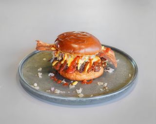 Hamburguesa La Funky Smash