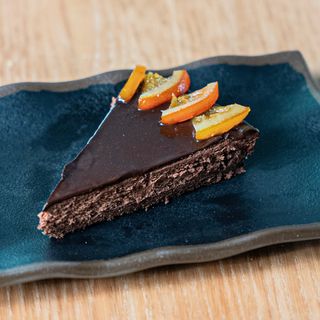 Tarta de Chocolate Negro y Naranja