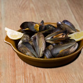 Mejillones al vapor