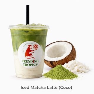 ICED MATCHA LATTE (COCO)