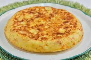Ración de tortilla patata