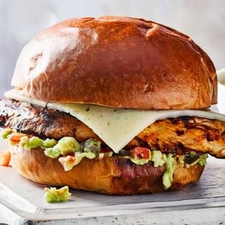 Hamburguesa sazón