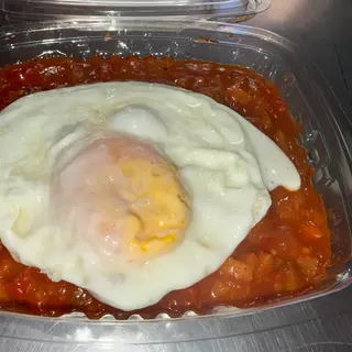 Pisto con huevo