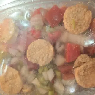 Pipirrana de huevas