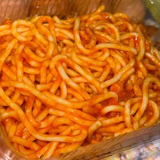 Spaghettis con carne 