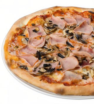 Pizza Fungui Prosciutto