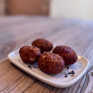 Croquetas de pollo y jamón ibérico (4u)