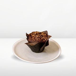 Muffin de chocolate belga y praliné
