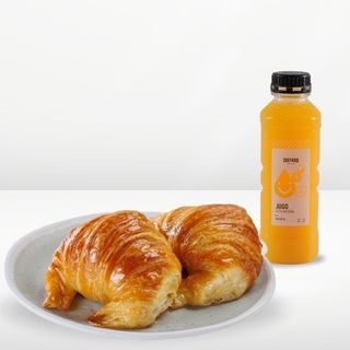 Medialuna + Zumo de naranja