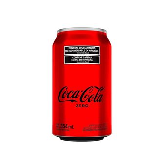 Coca-Cola Zero Azúcar lata 354ml.