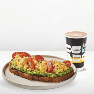 Tostada Aguacate + Café