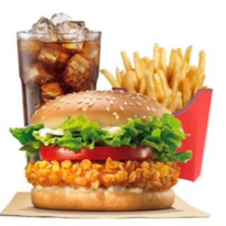 Menú Hamburguesa De Pollo Crispy
