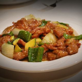 Cerdo Con Salsa Al Curry 
