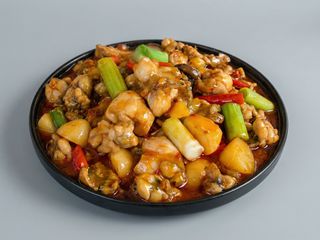 Ancas de rana con puerro y jengibre