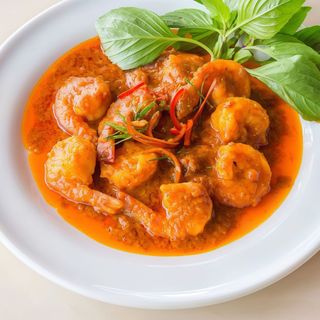 Thai curry de gambas