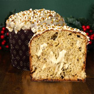 Panetone de Pistacho y Chocolate Blanco