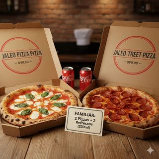 Dúo Salvavidas - Dos pizzas Artesana