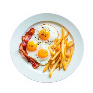 Plato de huevo frito