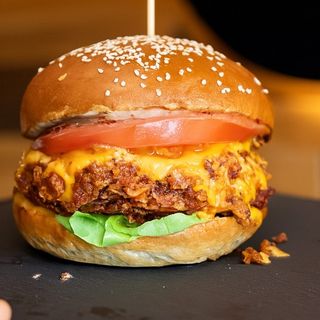 Burguer pollo crujiente 