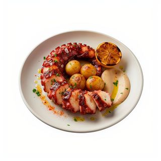 Pulpo a la brasa