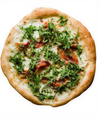 Pizza de pesto verde