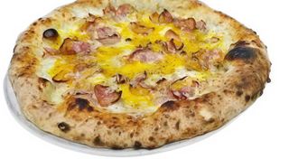Pizza carbonara
