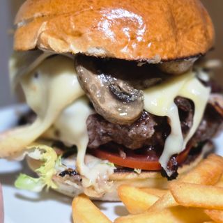 Hamburguesa la champi