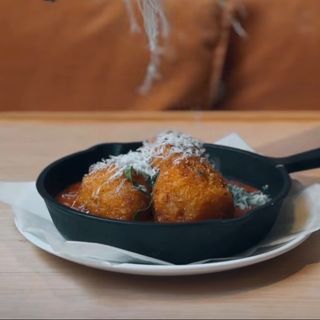 Mac and cheese arancini