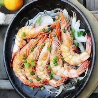 Teppan De Gambas