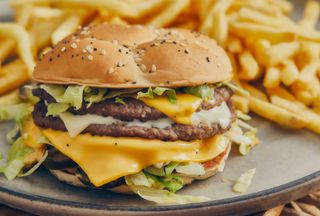 Hamburguesa con queso