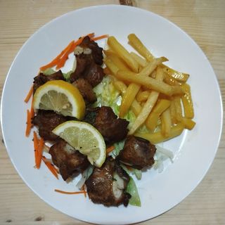 Costillas de cerdo con patatas