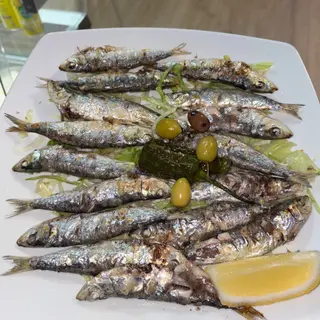 Sardinas a la plancha