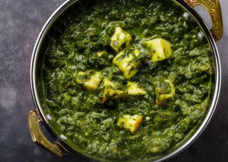 Plato Paneer Sag