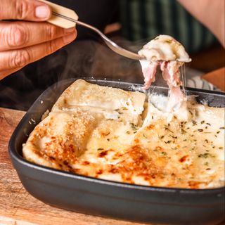 Crepe al horno champiñones 