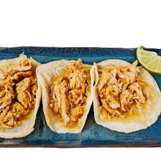 Tacos De Tinga De Pollo (3 Uds.)