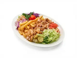 Plato De Kebab Con Patatas