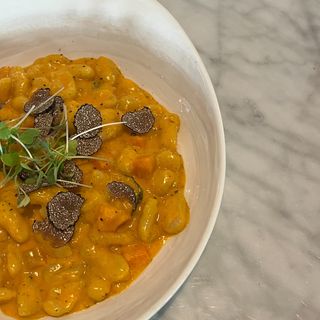 Gnocchi Y Crema De Calabaza