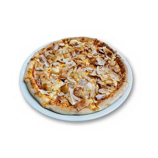 Pizza kebab de ternera