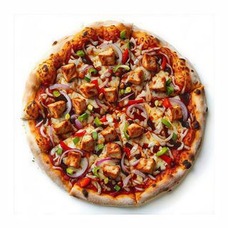 Pizza kebab de pollo