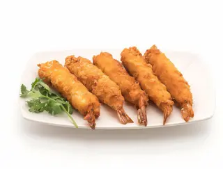 Langostinos pakora