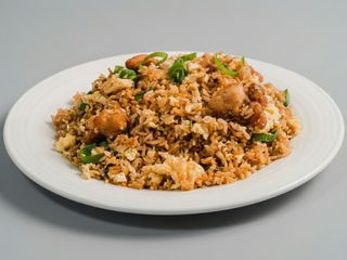 Chaufa de pollo o carne
