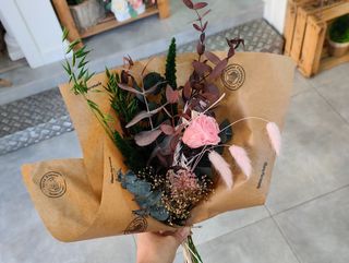 Ramo Preservado Rosa Delicada