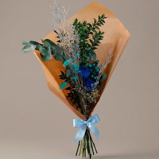Ramo Preservado Azul Elegante